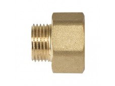  Переходник, НВ, 1/2", 1", латунь 