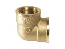  Угольник, 90°, ВВ, 1", 1", латунь 