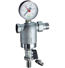 Фильтр самопромывной FAR 1/2" 100 мкм американка - внуренняя резьба 