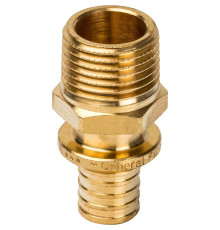  Переходник с наружной резьбой 16xR 1/2 для труб из сшитого полиэтилена аксиальный 