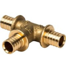  Тройник равнопроходный 16x16x16 для труб из сшитого полиэтилена аксиальный 