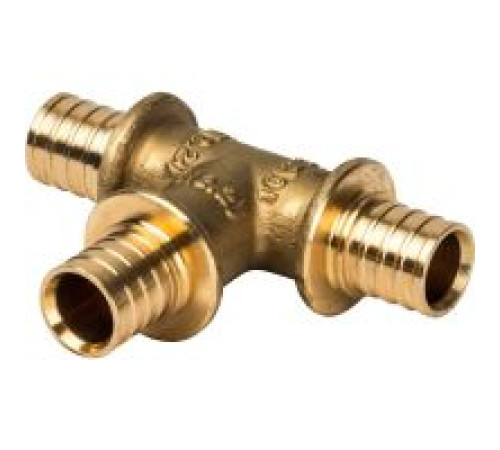  Тройник равнопроходный 20x20x20 для труб из сшитого полиэтилена аксиальный 