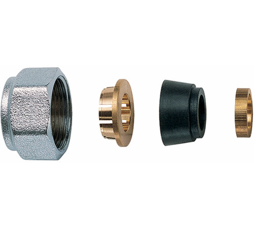 Концовка для труб Ø 10 мм. Накидная гайка с резьбой М 24х19