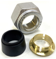 Концовка для труб Ø 15 мм. Накидная гайка с резьбой М 24х19