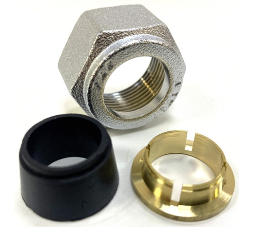 Концовка для труб Ø 15 мм. Накидная гайка с резьбой М 24х19