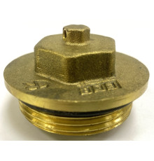 Заглушка 1" латунная  н.р 