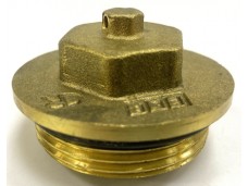 Заглушка 1" латунная  н.р 