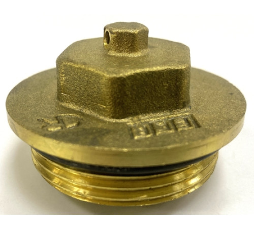 Заглушка 1" латунная  н.р 