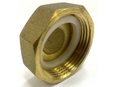 Заглушка 1" латунная  в.р 