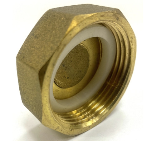 Заглушка 1 1/2" латунная  в.р 