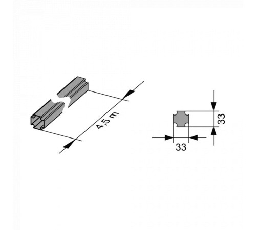 Монтажный профиль TECE 