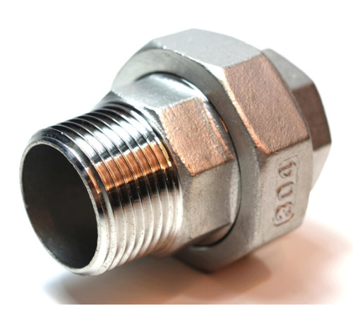 Разъемное соединение (американка) нержавеющая  1 1/4" вр/нр под прокладку 