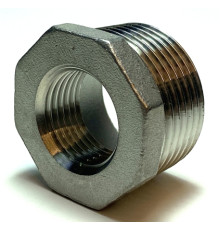 Футорка нержавеющая 1/2" х 3/8" н.р/в.р