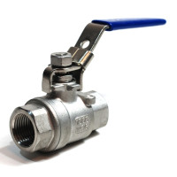 Кран шаровой нержавеющий муфтовый 1" 