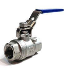 Кран шаровой нержавеющий муфтовый 1/4" 