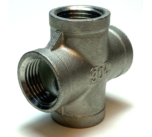 Крестовина нержавеющая  1 1/4" внутренняя резьба