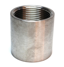 Муфта равнопроходная нержавеющая  3/8" 