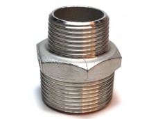 Нипель редукционный нержавеющий 1/2" х 3/8" 