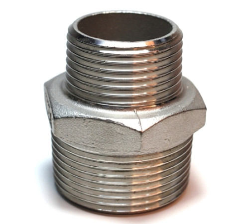 Нипель редукционный нержавеющий 1 1/4" х 1" 