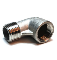 Отвод нержавеющий  3/8" вр/нр