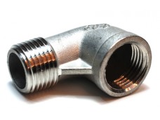 Отвод нержавеющий  3/8" вр/нр