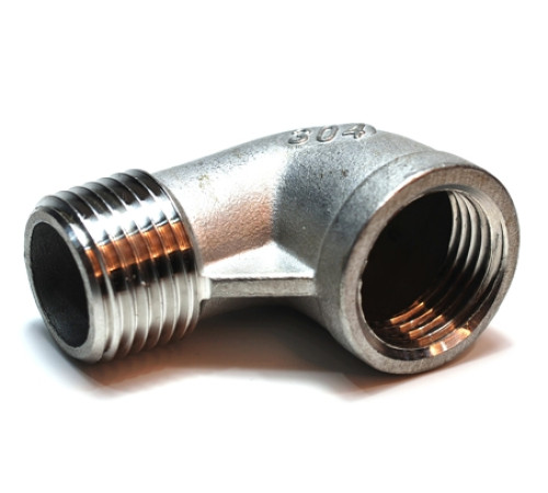 Отвод нержавеющий  2 1/2" вр/нр