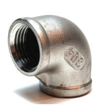 Отвод нержавеющий  3/8" вр/вр