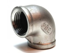 Отвод нержавеющий  3/8" вр/вр