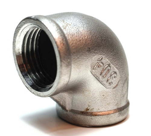Отвод нержавеющий  3/8" вр/вр