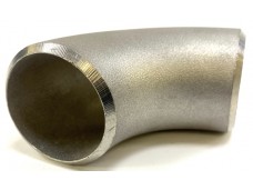 Отвод нержавеющий под сварку 90º 1/2"  Ø21.3 х 2 мм.