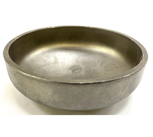 Заглушка эллиптическая нержавеющая приварная 5"  Ø 139.7 х 3.0