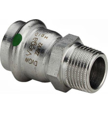 Соединительный элемент Sanpress Inox Ø28 x 1" н.р. 